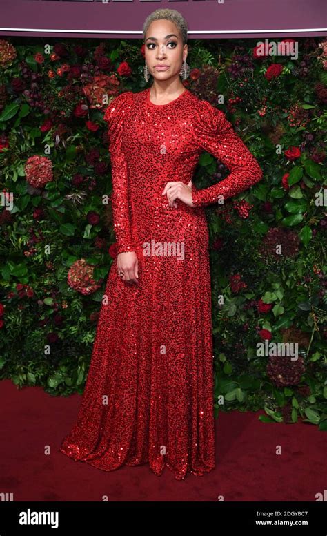 Cush Jumbo Attending The 65th Evening Standard Theatre Awards Held At