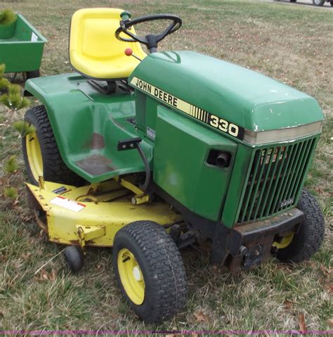 John Deere 330 Lawn Mower In Harrisonville Mo Item D3670 Sold