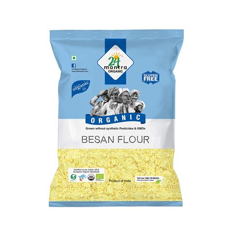 24 Mantra Organic Besan Gram Flour 1kg Indian Food Store
