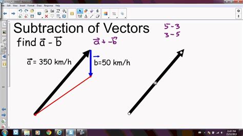 Mctu4 03 Vector Subtraction Youtube