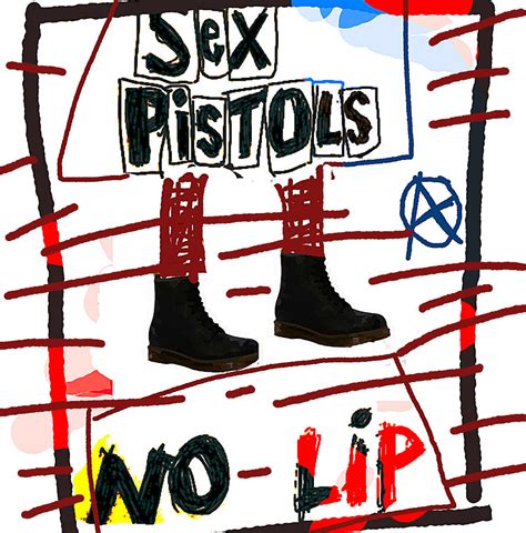 Sex Pistols No Lip 1979 Drawing By Enki Art Fine Art America Free Hot