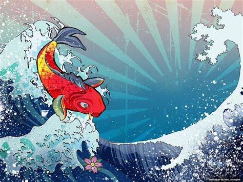 Japanese Koi Fish Art Wallpapers Top Free Japanese Koi Fish Art