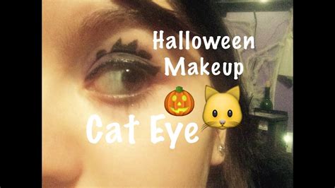 Halloween Cat Eye Makeup Tutorial Youtube
