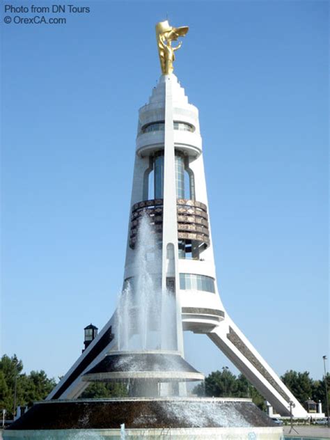 Monument Of Neutrality In Ashgabat Turkmenistan Tourism Attractions