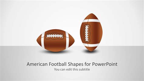 Football Shape For Powerpoint Slidemodel