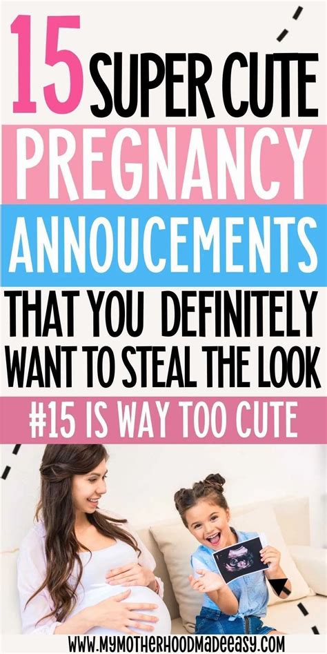 15 Super Cute Pregnancy Announcement Ideas Worth Copying My