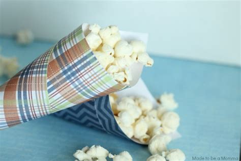 Popcorn Cone Holder Made To Be A Momma