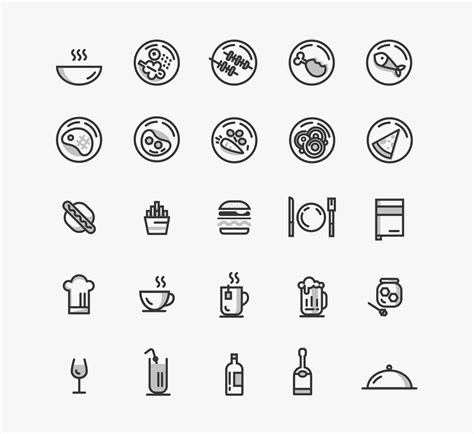 Free Food Icons Download On Behance