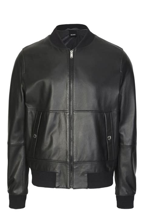 Boss Hugo Boss Leather Jacket Clothing From Circle Fashion Uk