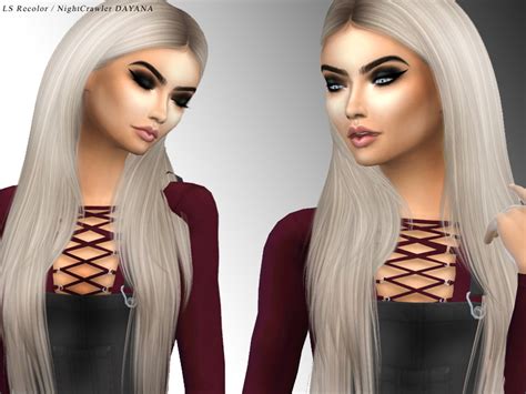 The Sims Resource Nightcrawlers Dayana Ls Recolor Mesh Needed