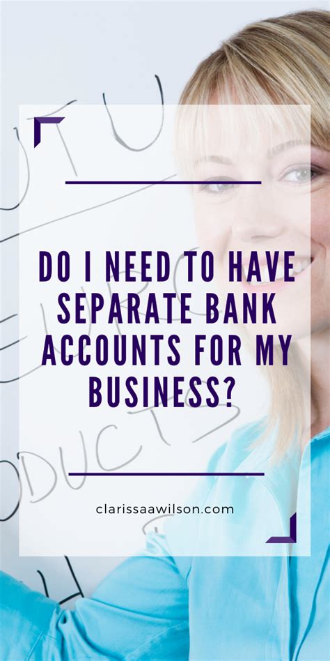Do I Need A Separate Business Bank Account Business Walls