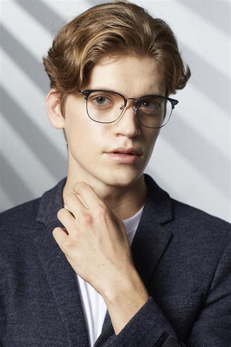 Eyewear And Prescription Glasses By Quinze Brown Hair Men Men Blonde