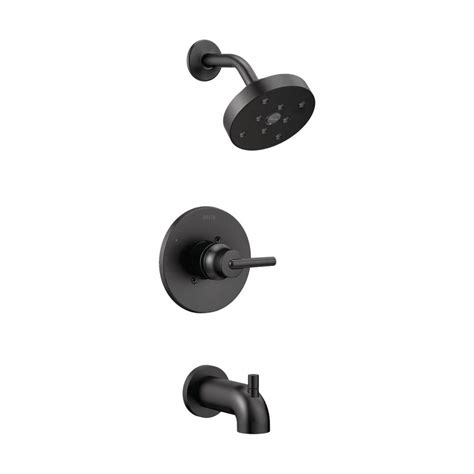 From full matte black shower enclosures to all of the matte black shower fittings you need to complete the look, at lusso, we can help you create an effortlessly cool and contemporary space. Delta Trinsic 1-Handle Wall Mount Tub and Shower Faucet ...