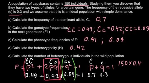 · how to calculate frequency. How to calculate genotype and phenotype frequencies in the ...