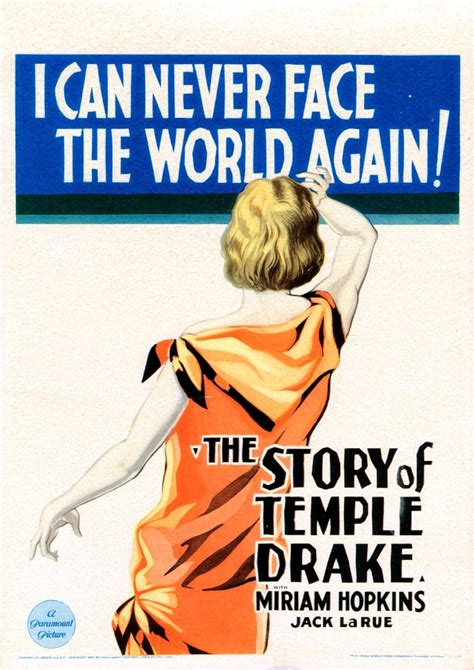 The Story Of Temple Drake 1933
