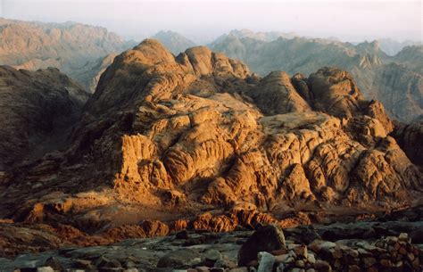 Sunrise At Mount Sinai In Egypt