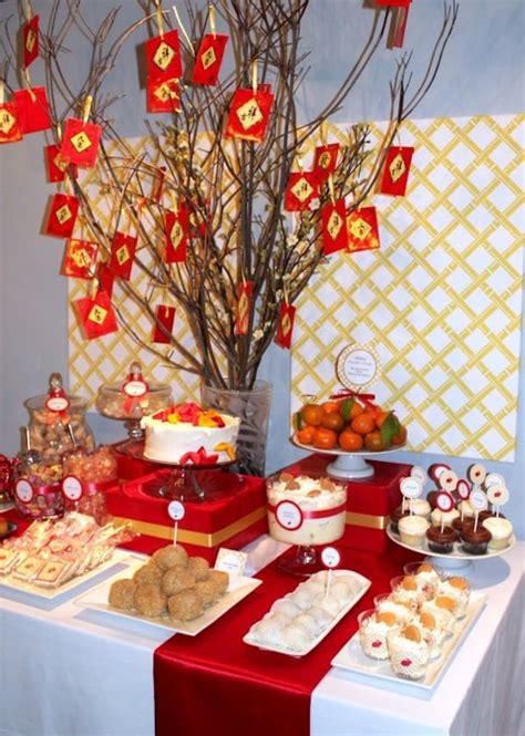 As with chinese new year activities and decorations, the dishes are created to give blessings for the next year. P is for Party: {Real Parties} Chinese New Year Birthday Celebration | Chinese new year party ...
