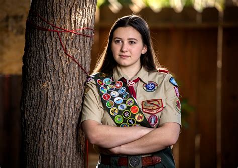 Pleasanton Girl One Of First To Earn Eagle Scout Rank