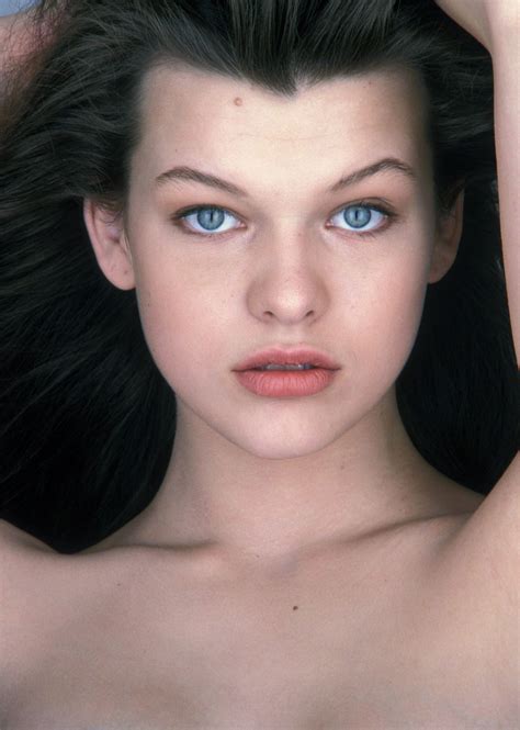 Milla Jovovich 1990 By Ian Miles Milla Jovovich Supermodels Beautiful Eyes