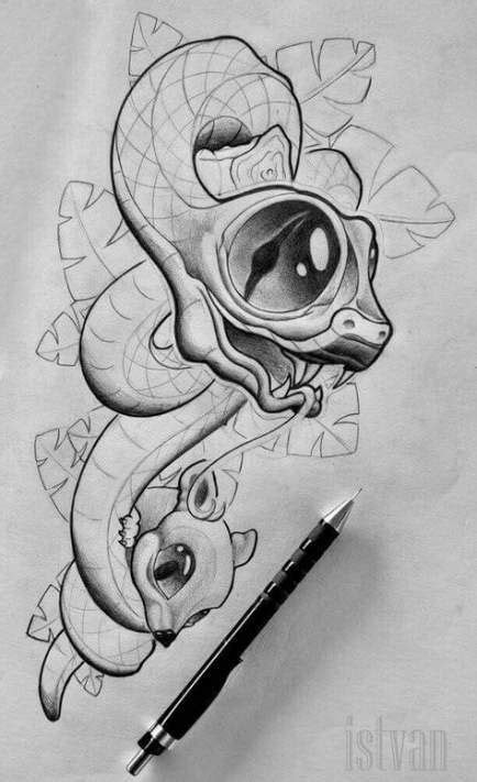 Trendy Tattoo Designs Drawings Snake 31 Ideas New School Tattoo