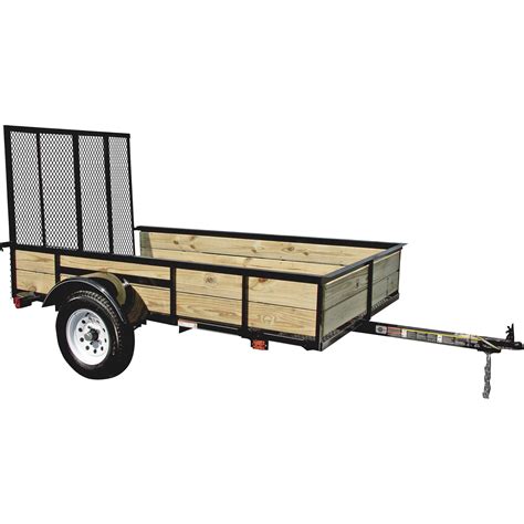 Carry On Trailers 5ft X 8ft Trailer With Wood Sides And Rear Gate