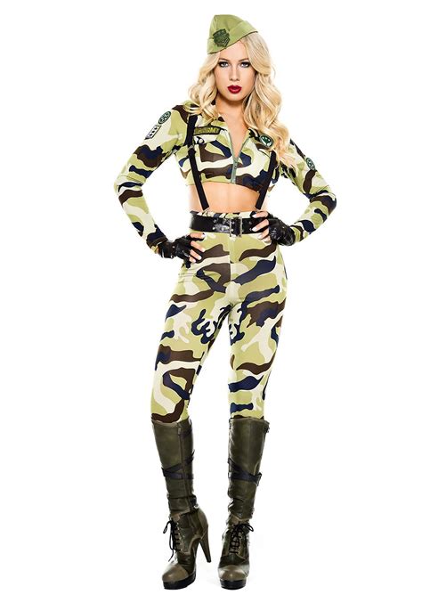 Commando Soldier Womens Costume
