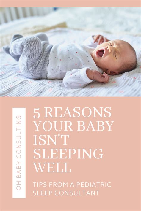 5 Reasons Why Your Baby Isnt Sleeping Well Oh Baby Consulting Baby
