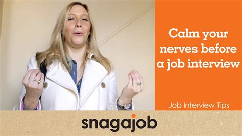 Job Interview Tips Part Calm Your Nerves Before A Job Interview