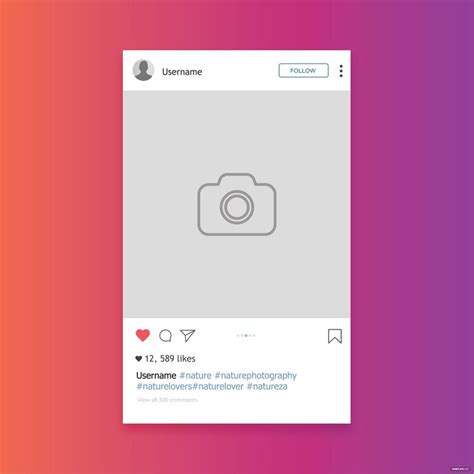 Instagram Frame Template Psd Images Instagram Icon Symbols Sexiz Pix