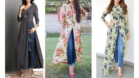See more ideas about kurti with jeans, kurti designs, fashion. Pin on Latest Long Kurti Designs