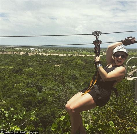 Bikini Clad Melissa Joan Hart Soaks In Some Rays And Has A Few Laughs As She Celebrates Turning