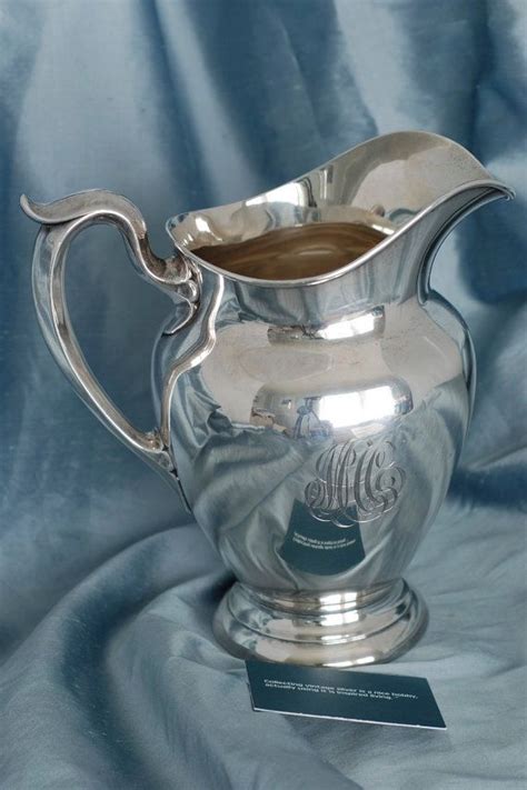 Silver Water Pitcher Gorham Sterling Silver By Silvermagpies Silver