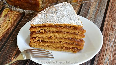 apple stack cake with molasses