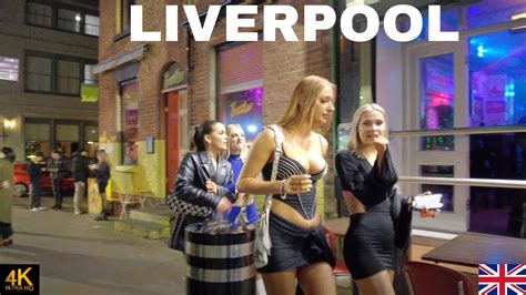 Liverpool City Ladies Saturday Night Uk Nightlife Walk Youtube