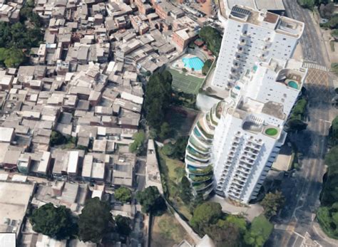 The Western Part Of The Slum Favela Paraisopolis In Sao Paulo And Download Scientific