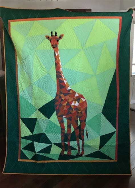 So I Made A Giraffe Quilt For My Friends Wedding Giraffe Quilt