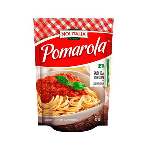 Salsa Roja Con Carne Pomarola 190 G