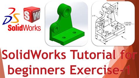 Solidworks Tutorial For Beginners Exercise 1 Youtube
