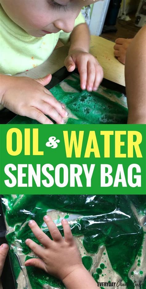 So we made it our mission to gather a sample of simple ideas that will have everyone knows that oil and colored water don't mix, but what happens when you add colored oil? Oil and Water Sensory Bag for Science Exploration ...