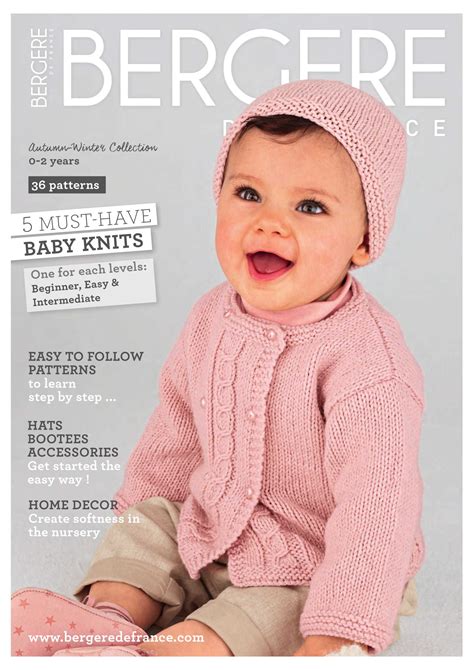 Knitting, crochet, embroidery, sewing, quilting and. Bergere De France Magazine 182, Winter Collection 0 - 2 ...