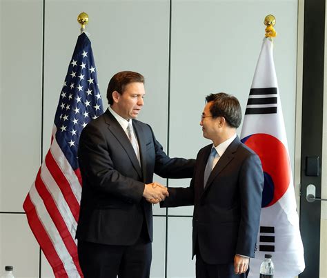 Desantis Urges More Cooperation With South Korea Reuters