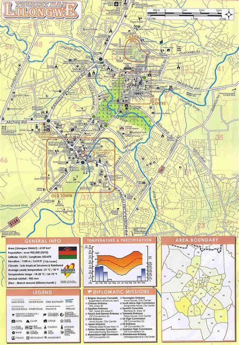 Mapas De Lilongwe Malawi Mapasblog