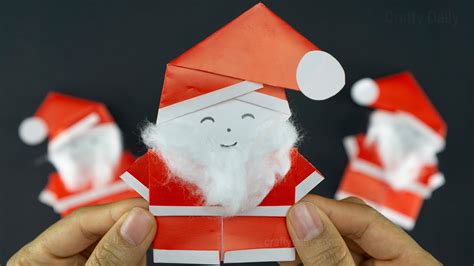 Paper Santa Claus 🎅🏻 Diy Christmas Room Decor Ideas Easy Christmas