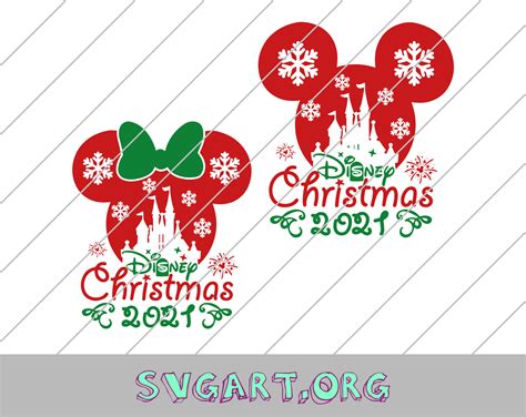 Disney Christmas SVG - Free Disney Christmas SVG Download - svg art