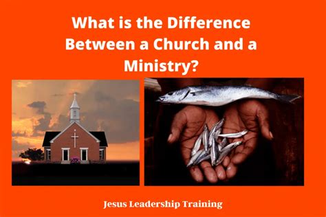 What Is The Difference Between A Church And A Ministry Jesus