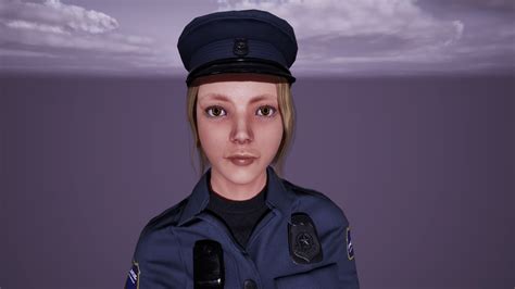 Policewoman In Characters Ue Marketplace