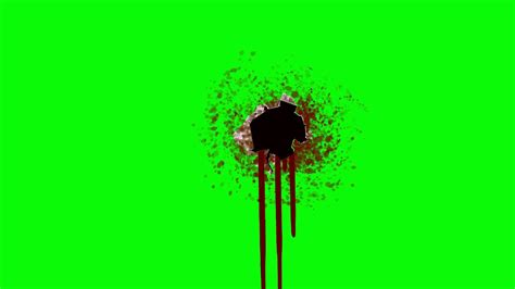 Green Screen Shot Headbody Blood Youtube