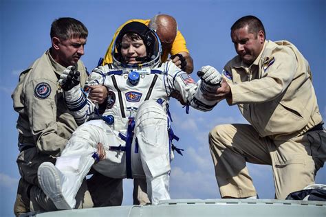 Nasa News Latest Astronauts Return To Earth After Stint At