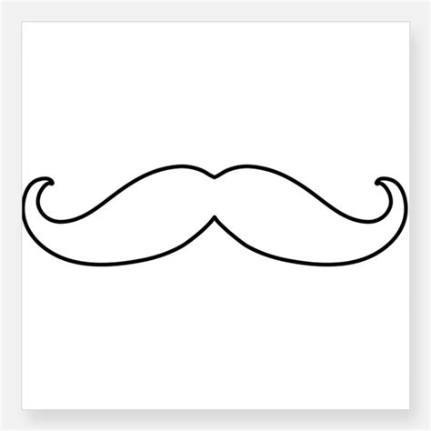 Moustache Outlines Clipart Best