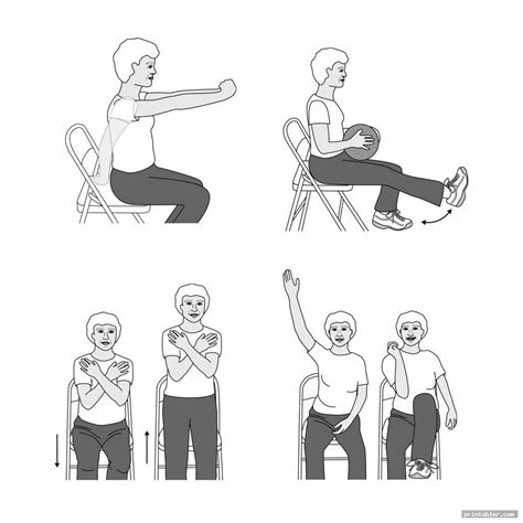 Chair Yoga For Seniors Printable That Are Dynamite